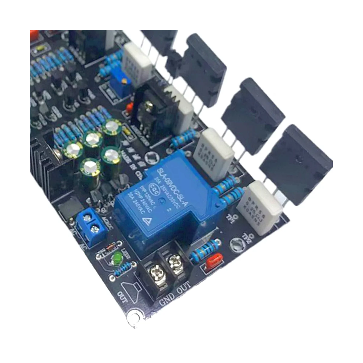 Mono 300W Power Amplifier Board 1943+5200 High Power Rear Stage Power Amplifier Board with Speaker Protection