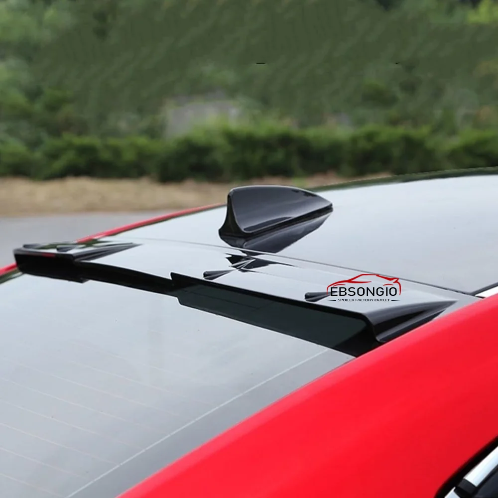 For Mazda 6 Atenza 2014 - 2019 ABS Plastic Unpainted Color Rear Window Roof Spoiler Wings Car Accessories