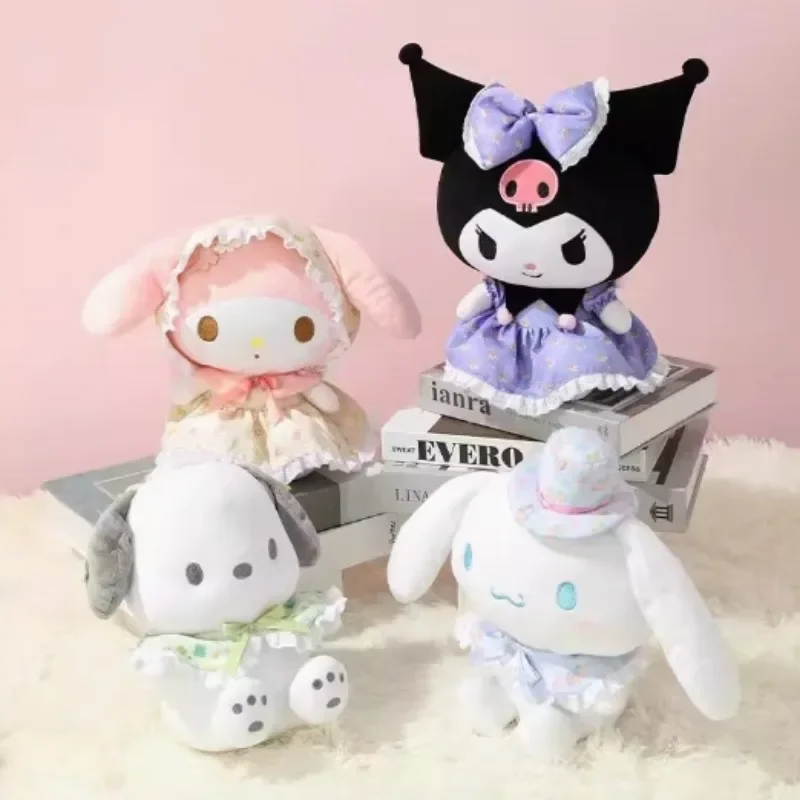 

Sanrio My Melody Kuromi Cinnamoroll Pochacco Garden Path Series аниме хобби мультфильм плюшевая кукла подушка подарки на день рождения и Рождество