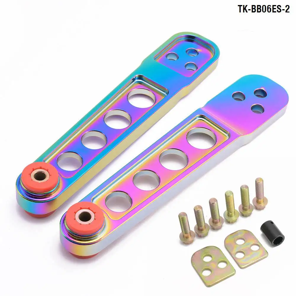 Neochrome Rear Subframe Brace + Tie Bar +Rear Lower Control Arm For Honda Civic Acura Si EP3 ES TK-ASRLCATN-ES-7C