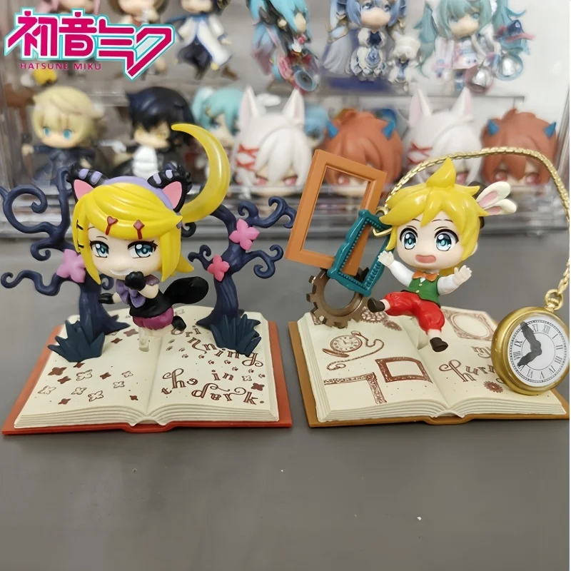 

New Re-ment Hatsune Miku Secret Wonderland Series Blind Box Figure Kagamine Rin Len Kaito Megurine Luka Action Figure Toys Gift