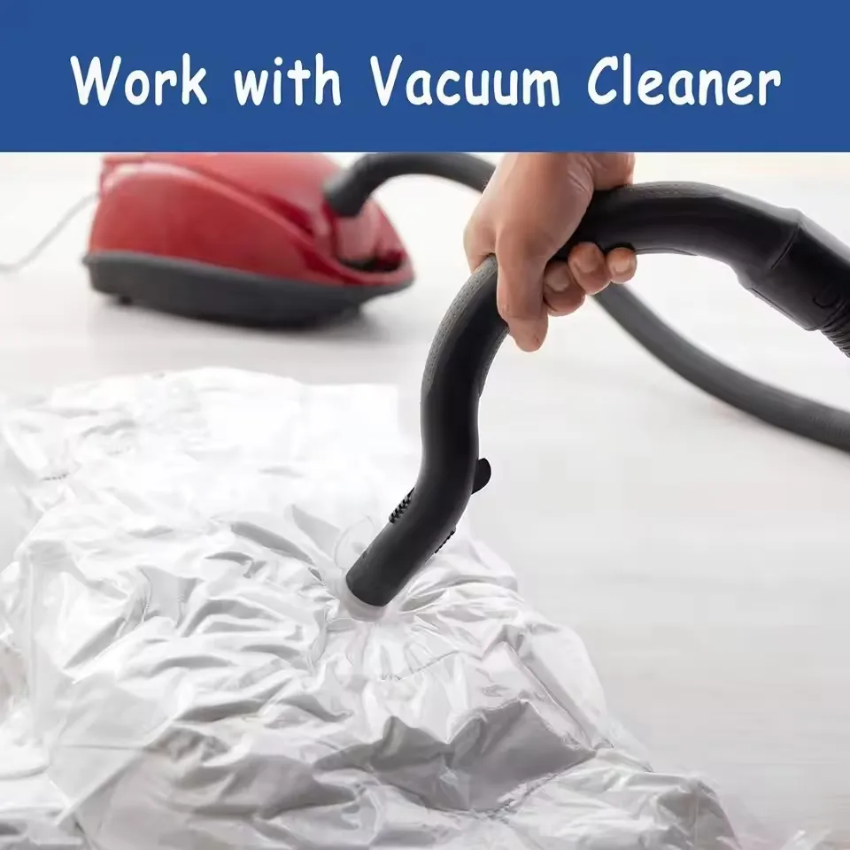 مجموعة أكياس تخزين مفرغة للملابس واللحانات والبطانيات ومنظمات تعبئة الفراش المنزلية لا تشمل المضخة