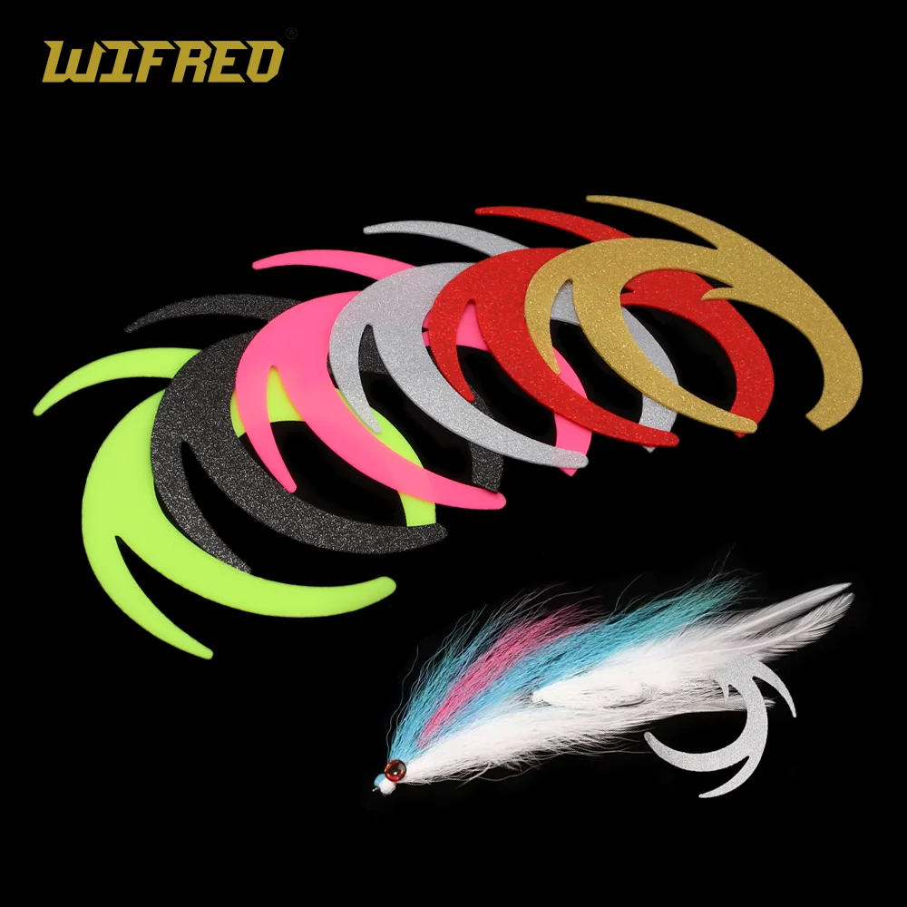 Wifreo 3pcs/6pcs Silicone Wiggle Tails Curl Teaser Tail Fly Tying Material Dragon Tails for Streamer Flies Spinnerbait Jig Lures