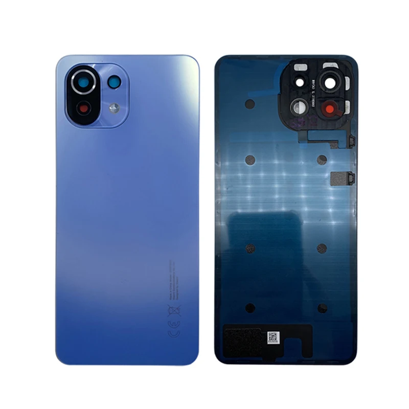 AAA+ quality New Back Glass For Xiaomi 11 Lite Back Cover Door Mi 11 Lite 5G Hard Battery Case Rear Housing Cover Replacement