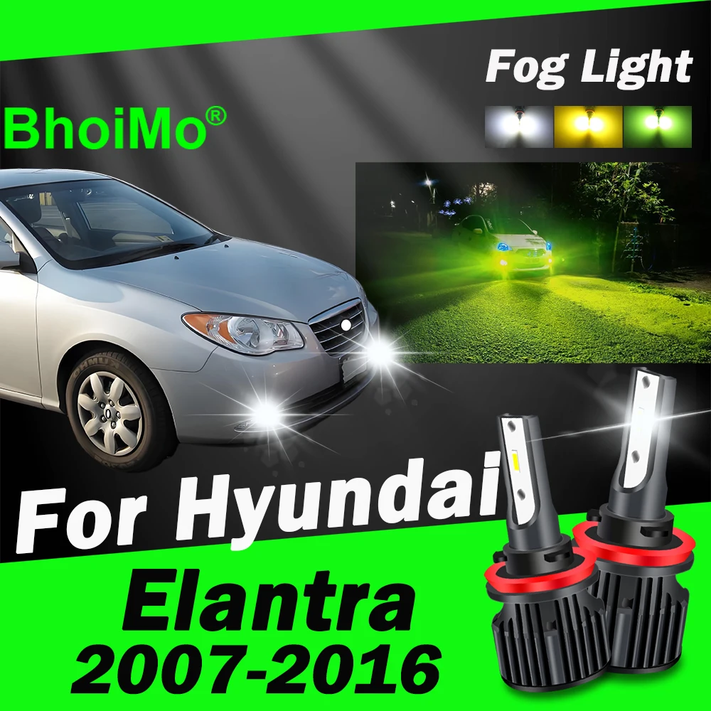 

BhoiMo Led Front Fog Light Bulb For Hyundai Elantra Lamp 2016 2007 2008 2009 2010 2011 2012 2013 2014 2015