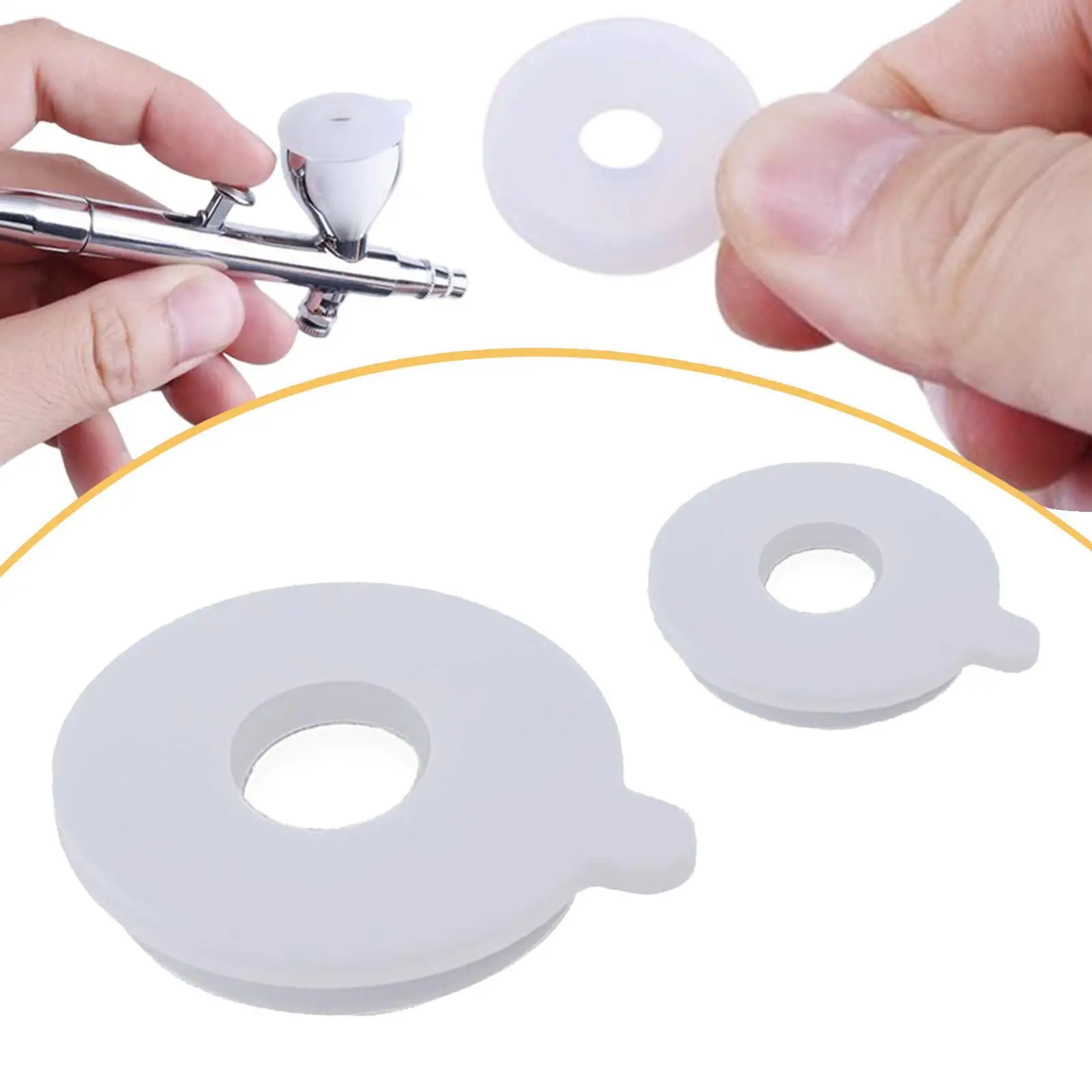 

Airbrushes Spray Bottle Caps, High Performance, Convenient Portable Practical Strong Toughness Airbrushes Cup Covers Replacement