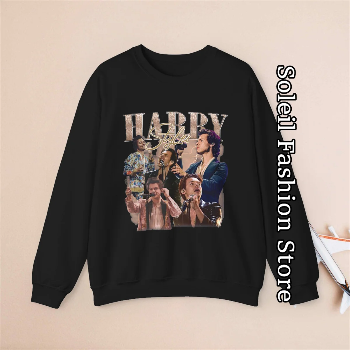 Harry Styles Unisex Sweatshirt Women Men Autumn Pop Culture Pullover Trendy Crewneck Long Sleeve Clothing Music Lover Gift