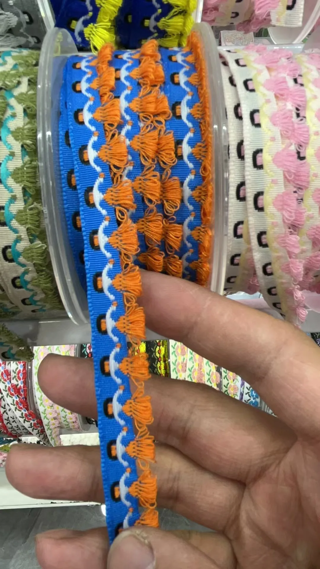 Customer customized woven ribbon