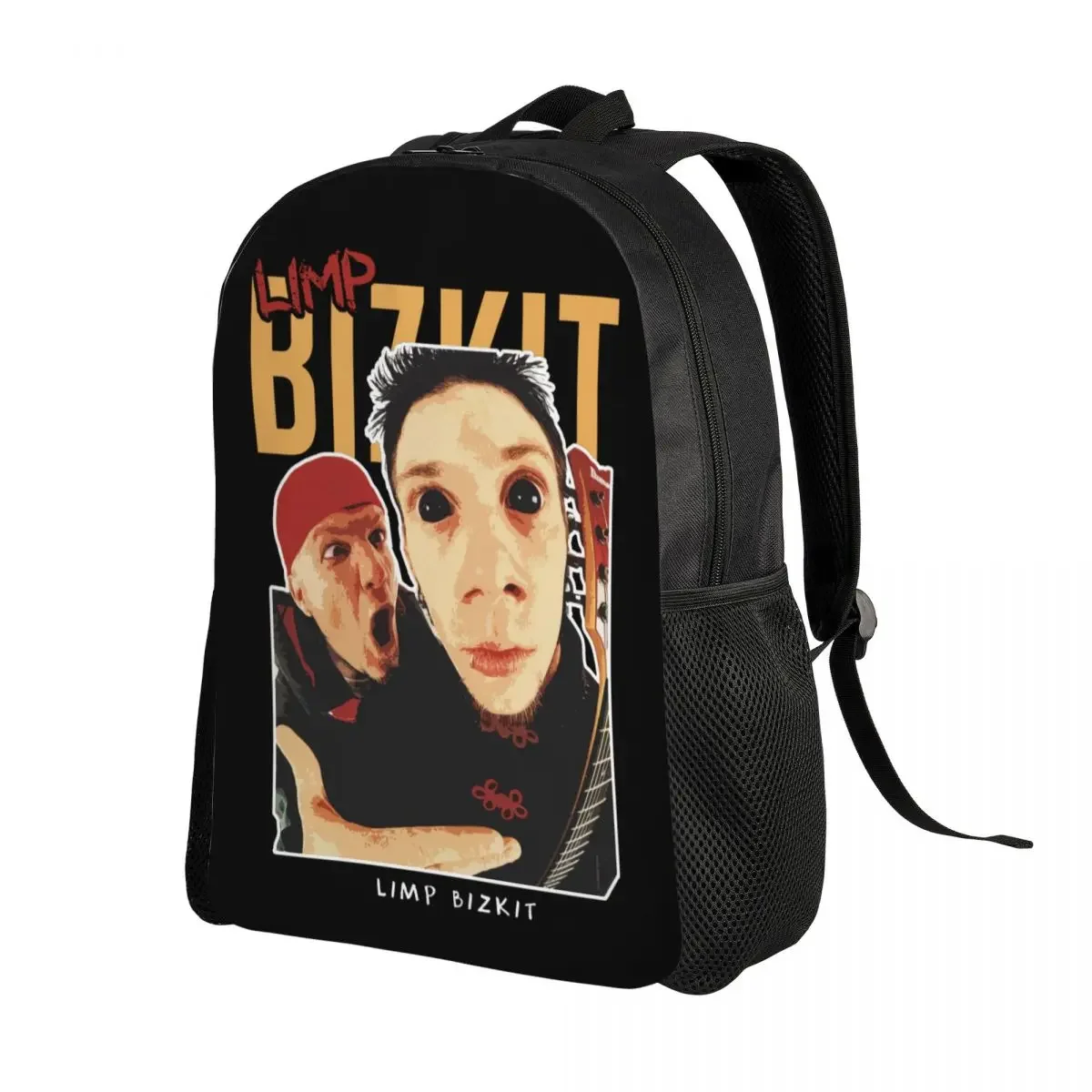 حقائب ظهر مخصصة من Bizkits مصنوعة من المعدن الثقيل للبنين والبنات حقائب سفر للكلية والمدرسة للرجال والنساء تناسب أجهزة الكمبيوتر المحمول مقاس 15 بوصة