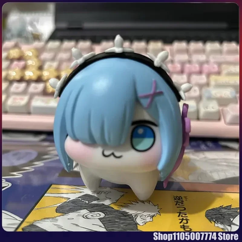Japonais chaud Anime Doro Rem Q Version jouets Figure poupée à collectionner Pvc statique bande dessinée série jouet bureau décoration cadeaux d'anniversaire