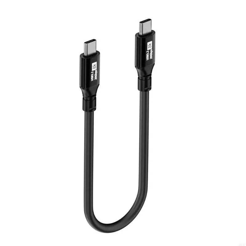 95AF USB C إلى USB C شحن كابل 100W فريدة الشحن النوع C نقل بيانات دعم سلك الطاقة للأجهزة اللوحية لوحات المفاتيح