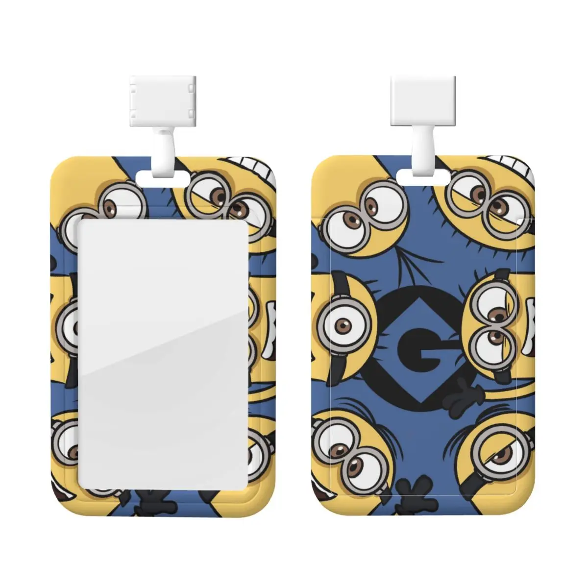 

Custom Neck Lanyard Card Holder M-Minions Card Badge Holder For Subway Bus Bank Card Lanyard Credential Badge Holder Schools