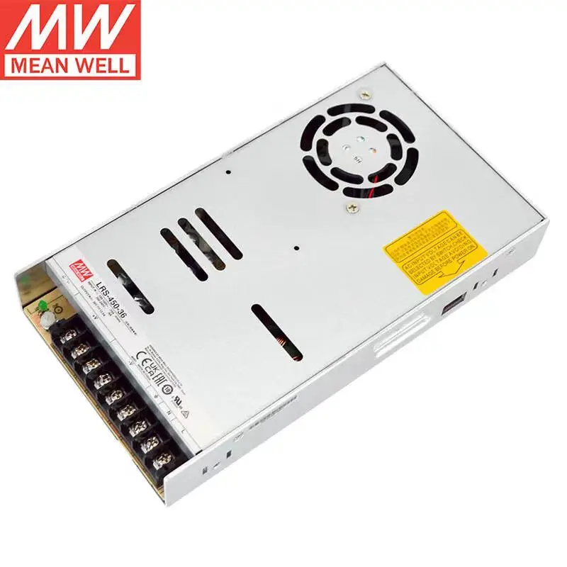 TAIWAN MEANWELL LRS-450-36 O/P+36V12.5A Single Output Switching Power Supply LED Driver Brand New Original Authentic 36VDC 12.5A