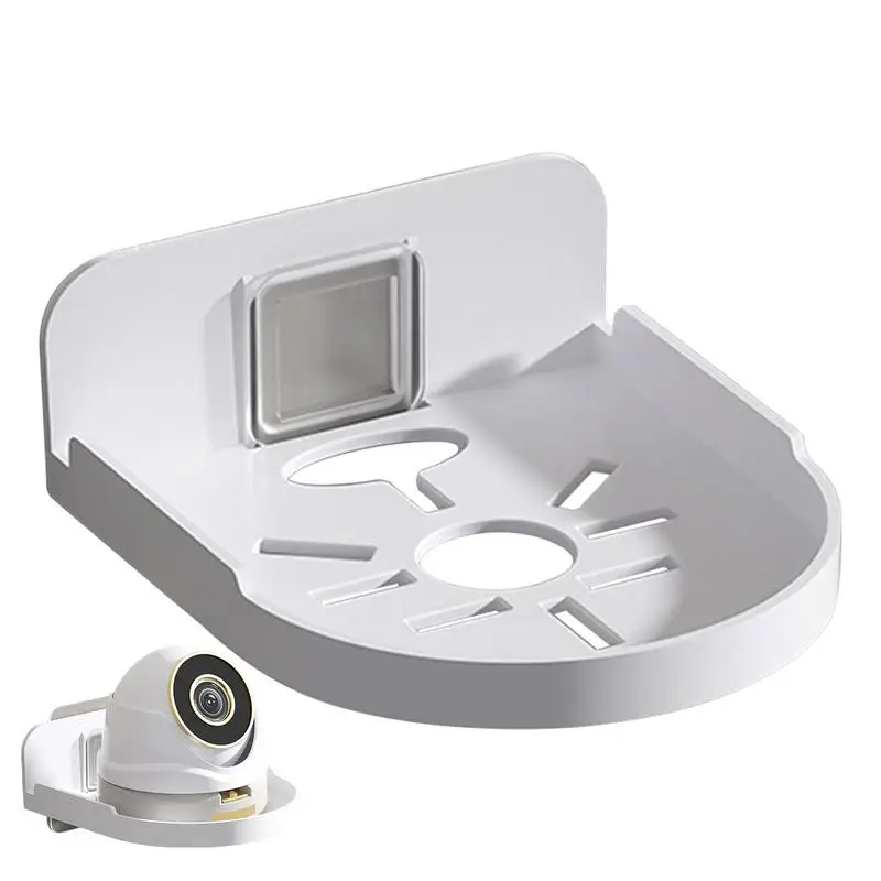 Camera Wall Mount Bracket Punch-free Wall-mounted Monitoring Head Support Universal Monitor Rack Tray Home Storage Holders