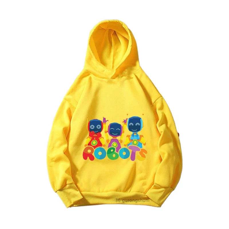 funny boys Hoodies Leo The Truck TV Show Cartoon Printed kids Hoodies Winter Yellow Long Sleeve Sweatshirt Baby Coat 3-12y