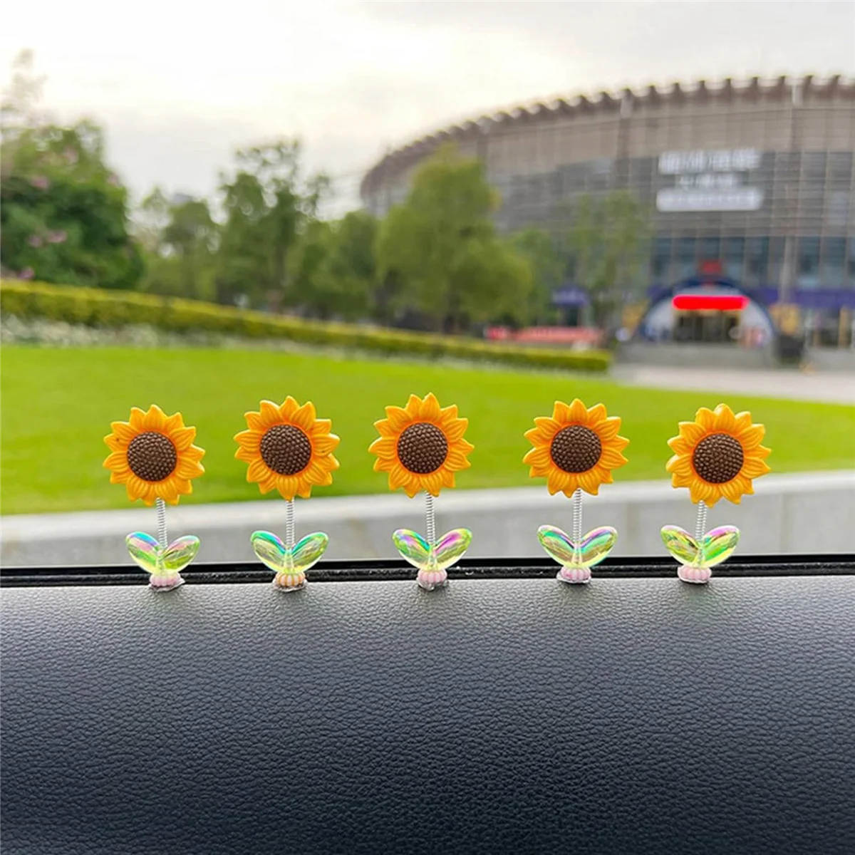 Cozy Home Sunflower, Sunny Ornaments Sunflower for Car, Car Interior Ornament, Car Mounted Spring Ornaments