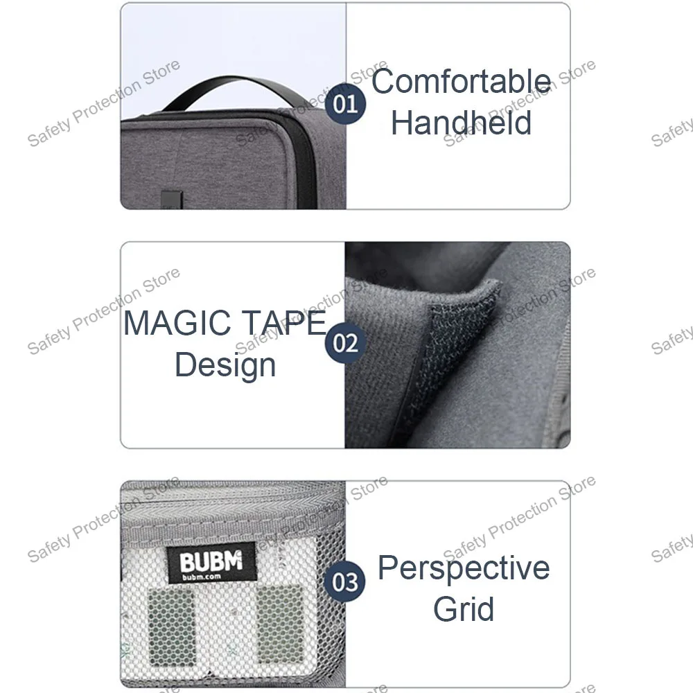 Bolsa impermeable con contraseña para documentos, estuche de almacenamiento para tarjetas de archivo, caja de seguridad, maletín portátil de viaje,