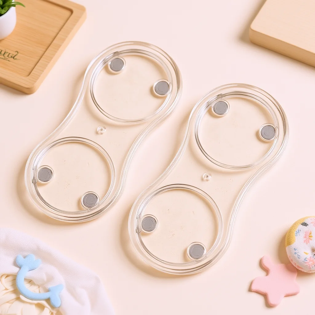 

2Pcs Acrylic Pepper Mill Holder 5.2cm Universal Grinder Stand Base for Salt and Pepper Mills Kitchen Counter Organizer Display