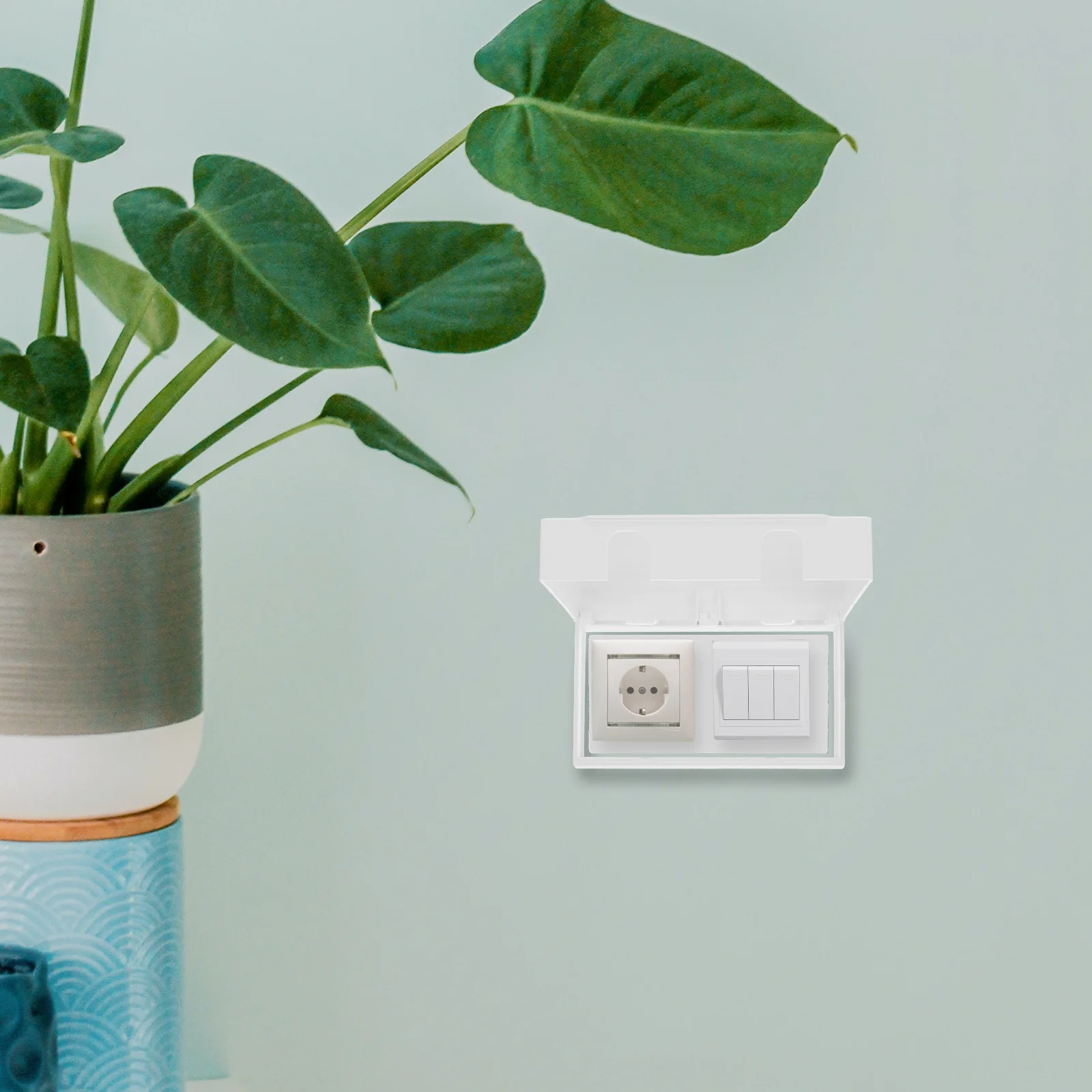 

Waterproof Outlet Cover Abs Wall Socket Protector Splash-Proof Wear-Resistant For Indoor Outdoor Use Electrical Panel Cover