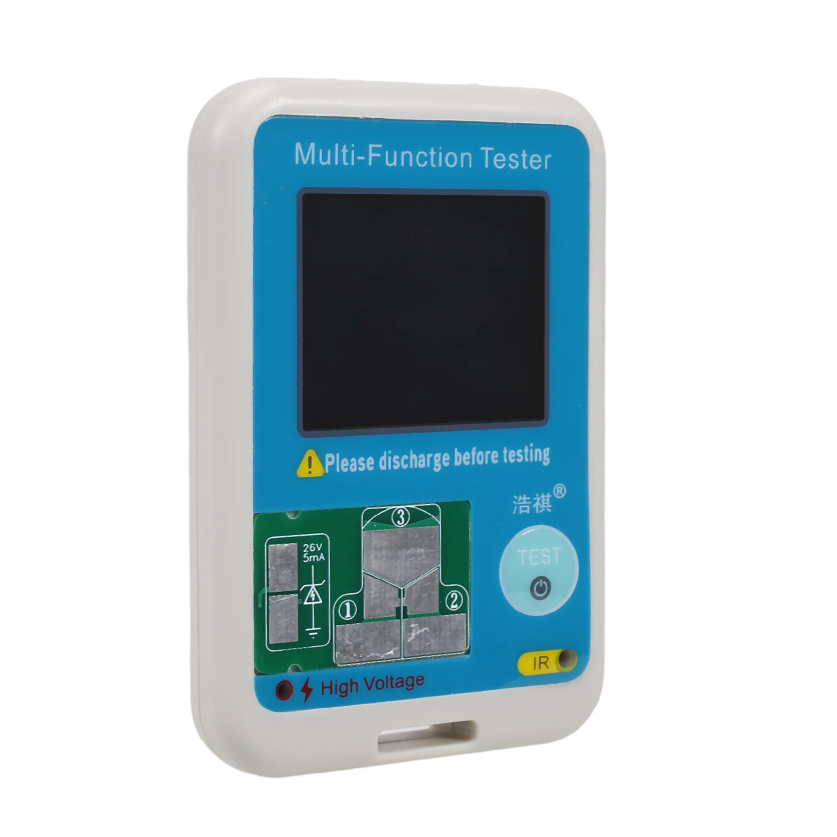 

ABMH-MTT-V1 Diode Triode Capacitor Resistor Test Meter NPN PNP MOS Detector LCR Meter Plastic Multimeter