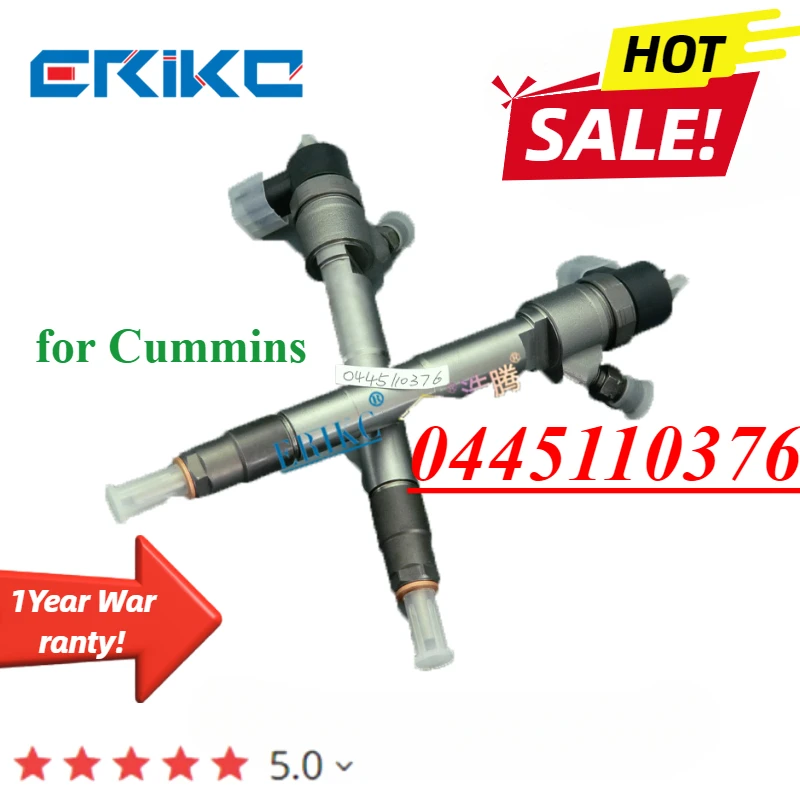 ERIKC 0445110376 Common Rail Injector 0 445 110 376 For Bosch Cummins ISF2.8 5309291 5258744