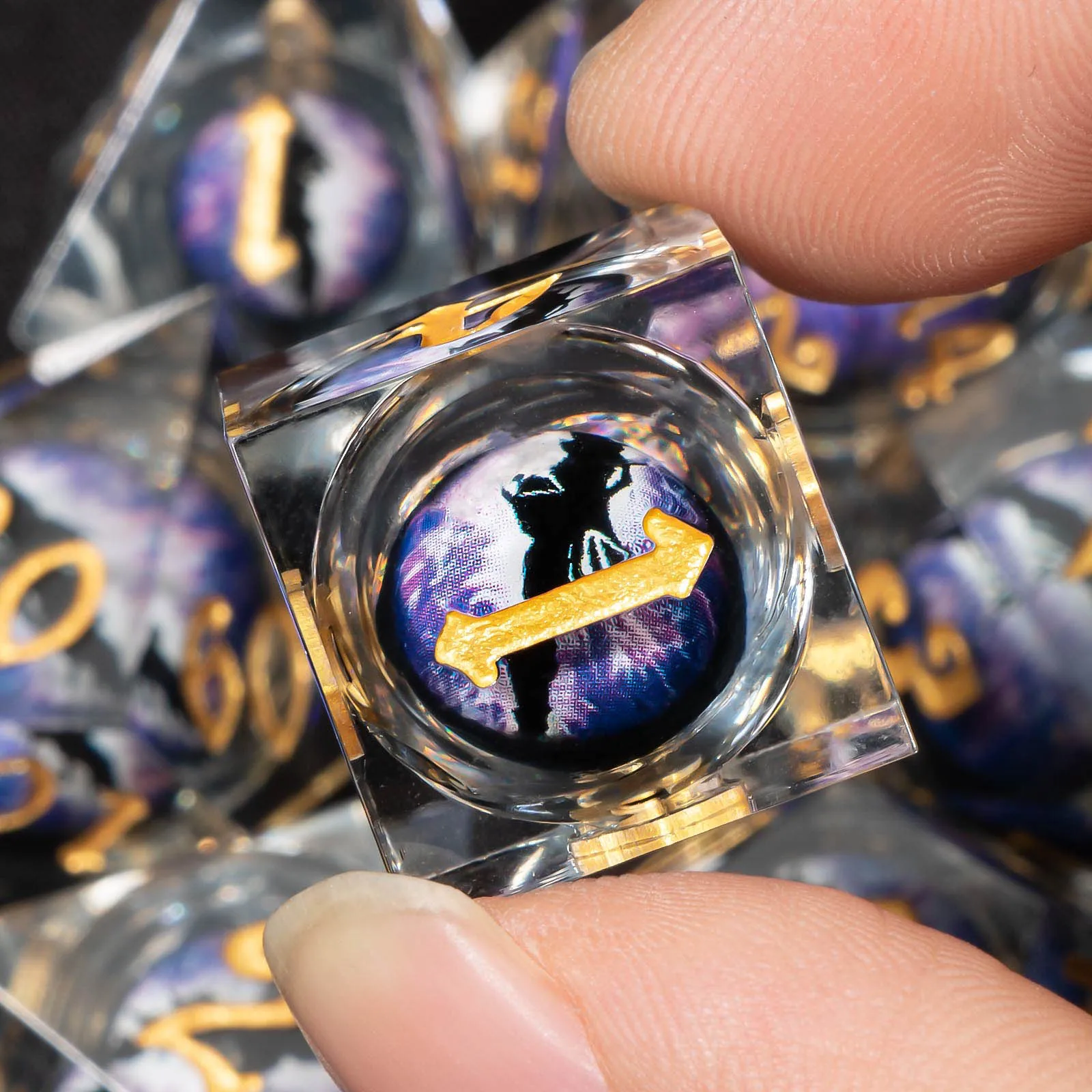 

DND Liquid Flow Core Resin D&D Dice Set For D and D Dungeon and Dragon Pathfinder Table Role Playing Game Polyhedral Dice