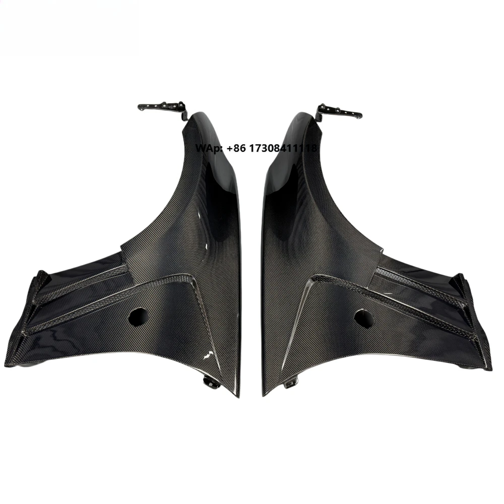 

V1-Style Carbon Fiber Front Fenders, Fit for 370Z Z34 | Brand New V1-Style Honeycomb Bolt-On Matte Carbon Fiber Body Kit