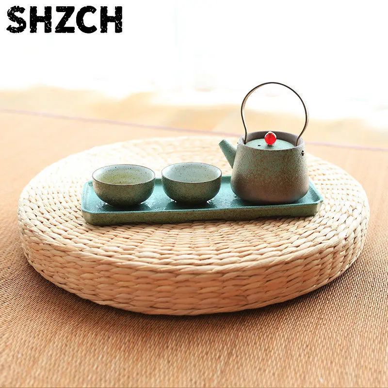 Zen Zen Straw Meditation Cushion Round Thickened Kneeling Pad Tatami Rattan Tea Ceremony Floor Cushion for Home Worship & Prayer - Aliexpress Deal