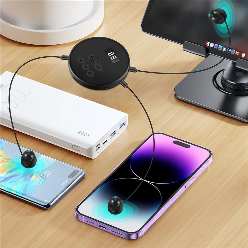 Dispositivo de conexión silenciosa con clic automático para pantalla de teléfono móvil, dispositivo de clic con dedo de simulación física, Clicker automático de pantalla