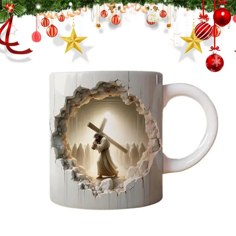 

Jesus Ceramic Mug Cappuccino Cups Jesus Catholic Cappuccino Espresso Latte Tea Milk Cup Christian Coffee Mugs For Friends