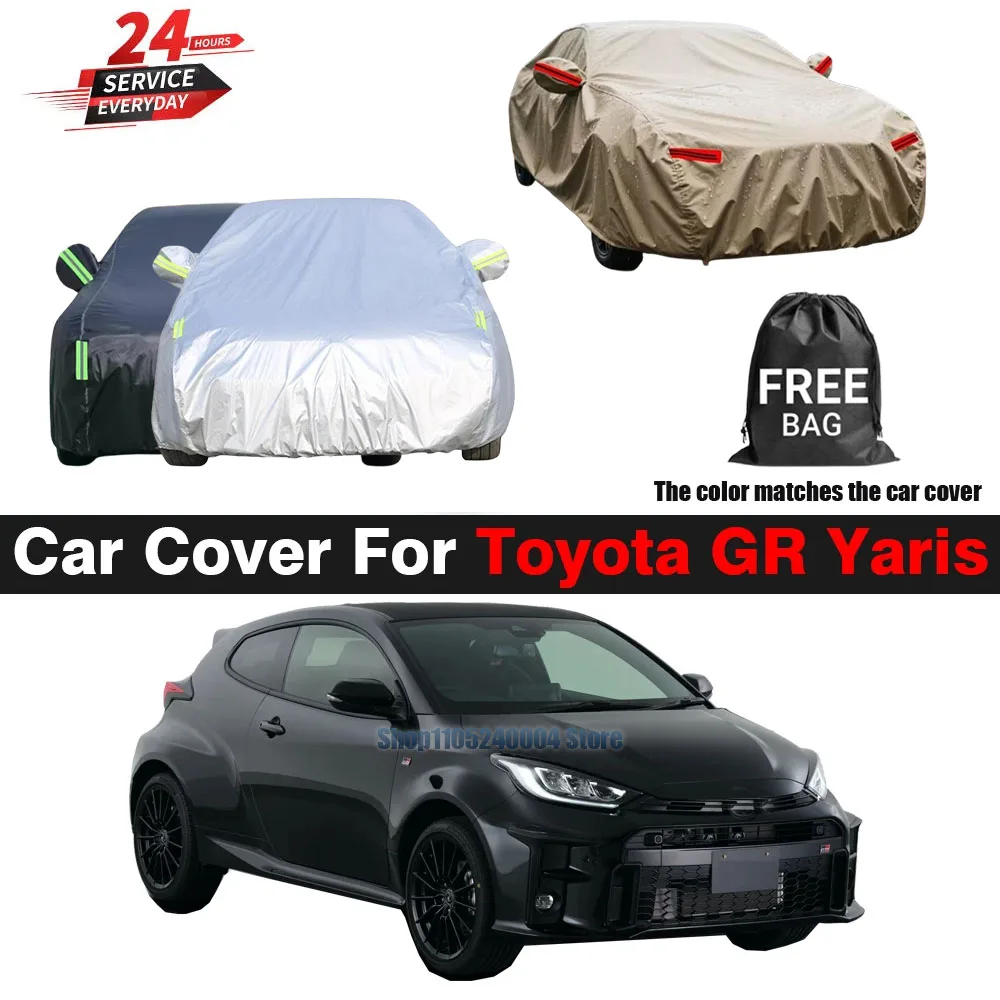 For Toyota GR Yaris 2020-2025 Full Car Cover  Auto Outdoor Sun Anti UV Rain Snow Dust Prevent Cover
