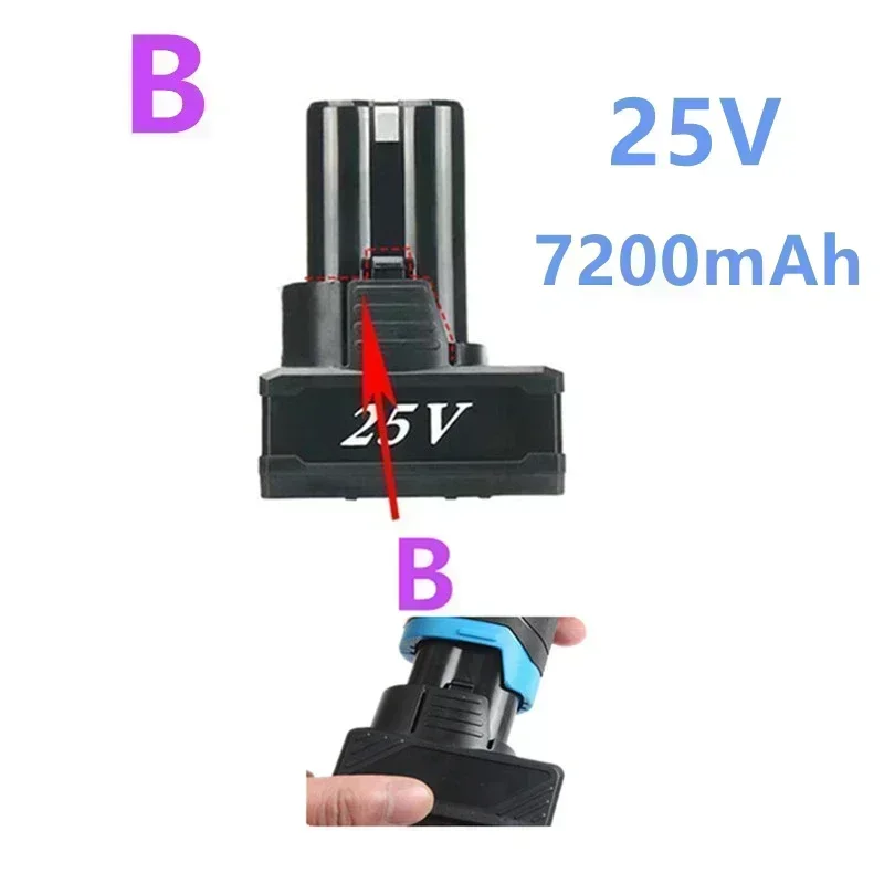 Batería de iones de litio para destornillador inalámbrico, cargador de herramientas eléctricas de 16,8 V, 25V, 21V, 18650 V, 12V, 3,7