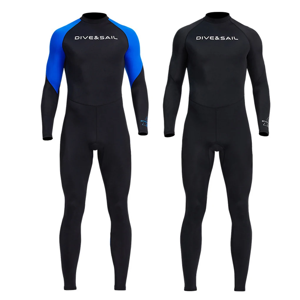 

Wetsuits Diving Suit Quick Drying and Long One-piece Swimsuit 50 Cold Breathable Dive Snorkeling Swimming Black