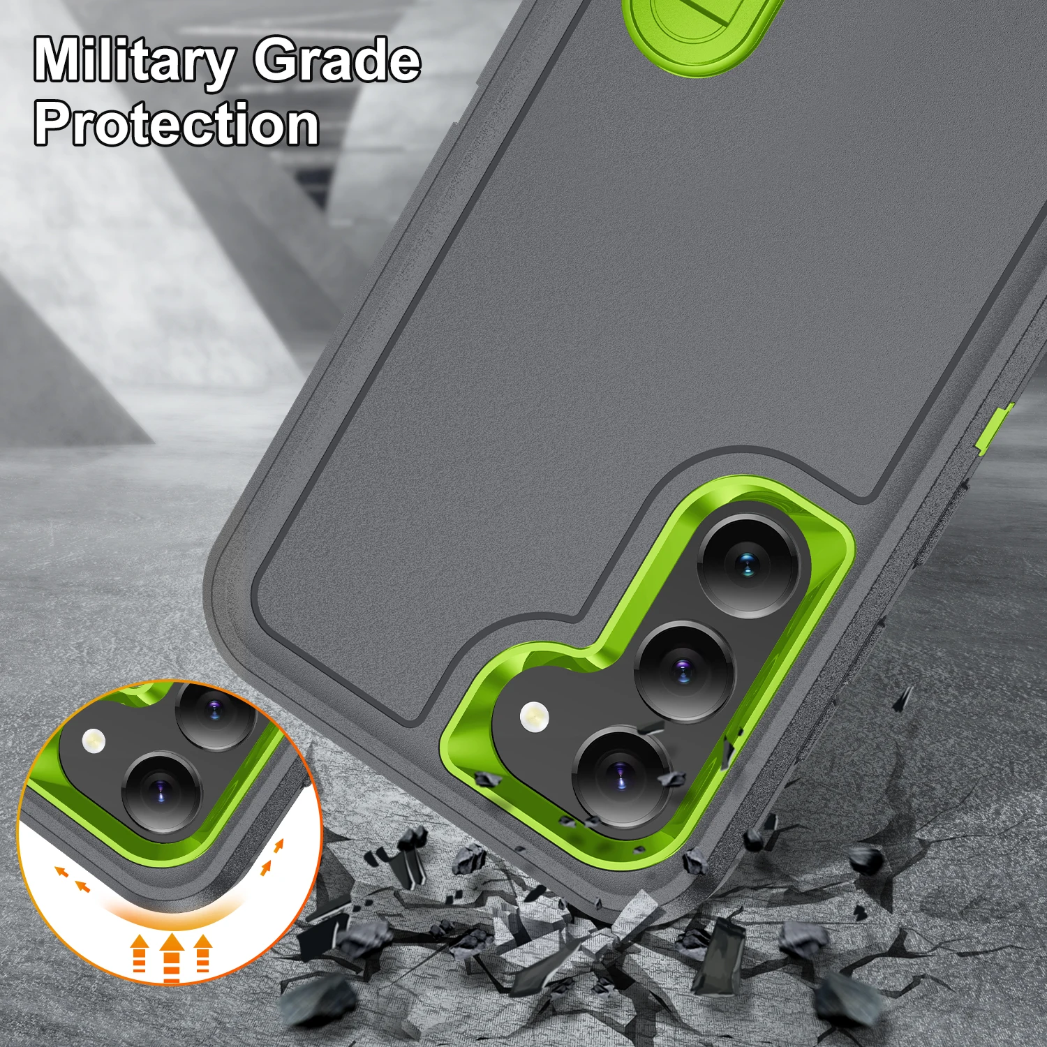 for samsung s24 ultra s 24 Non-Fingerprint Hard Armor Case for Samsung Galaxy S24 Ultra S23 FE 5G S22 Plus Phone Accessories