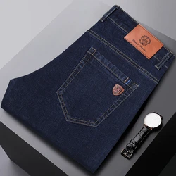 New Men Classic Jeans Jean Homme Pantalones Hombre Men Mannen Soft Black Biker Masculino Denim Overalls Mens Pants Size 30-40