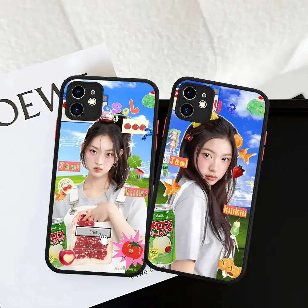 Dancing Group K-KiiiKiii Girl Singing Phone Case For IPhone 16 15 14 11 12 13 Pro Max Plus 12 XS Max Back Cover Matte Case