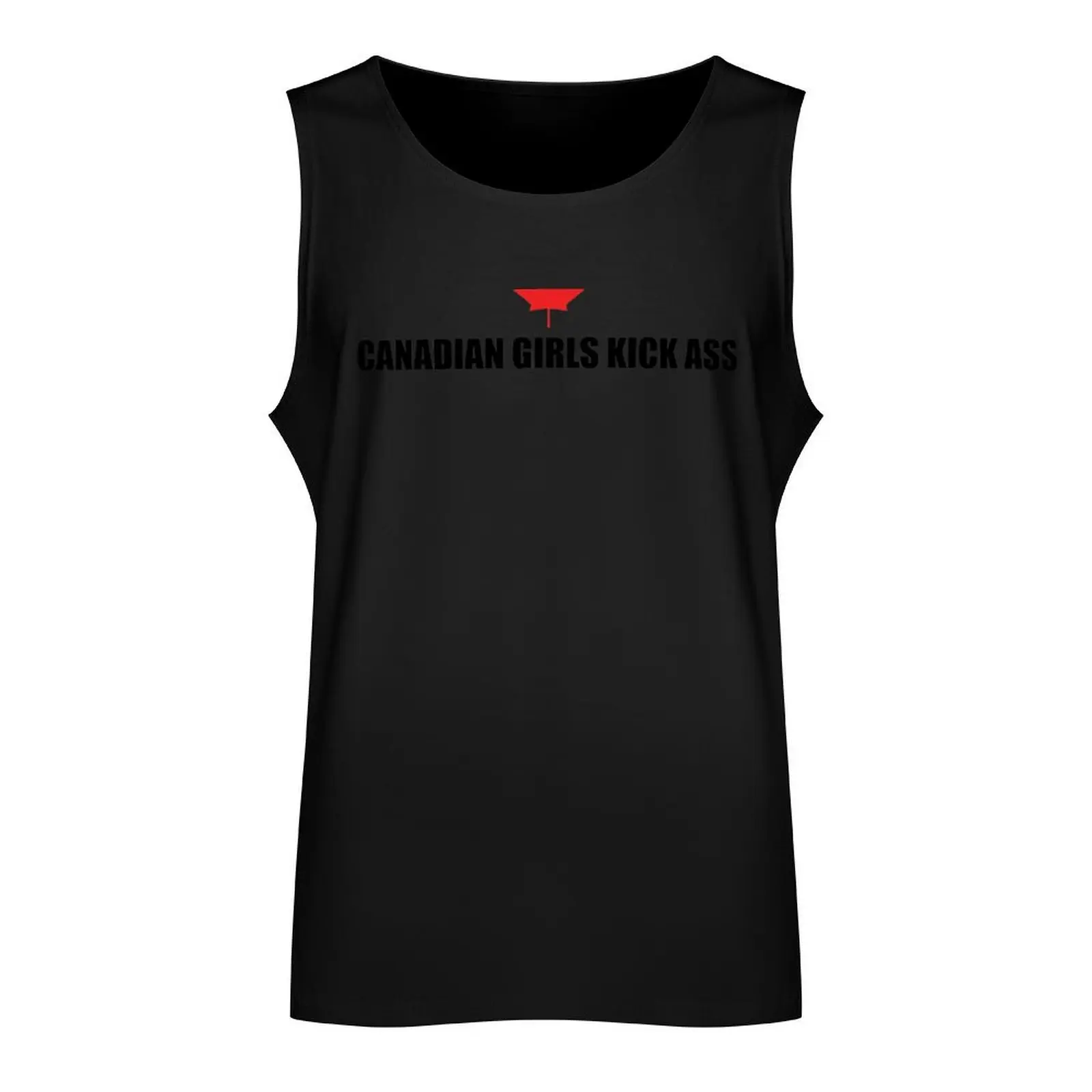 Canadian Girls Kick Ass Tank Top Men's clothing gym clothes men summer clothes