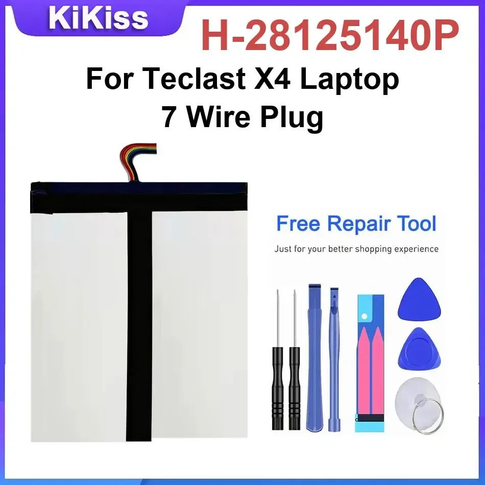 Laptop Battery H-28125140P For Teclast X4 Laptop Tablet PC Battery 7 Wire Plug Rechargeble Batteries