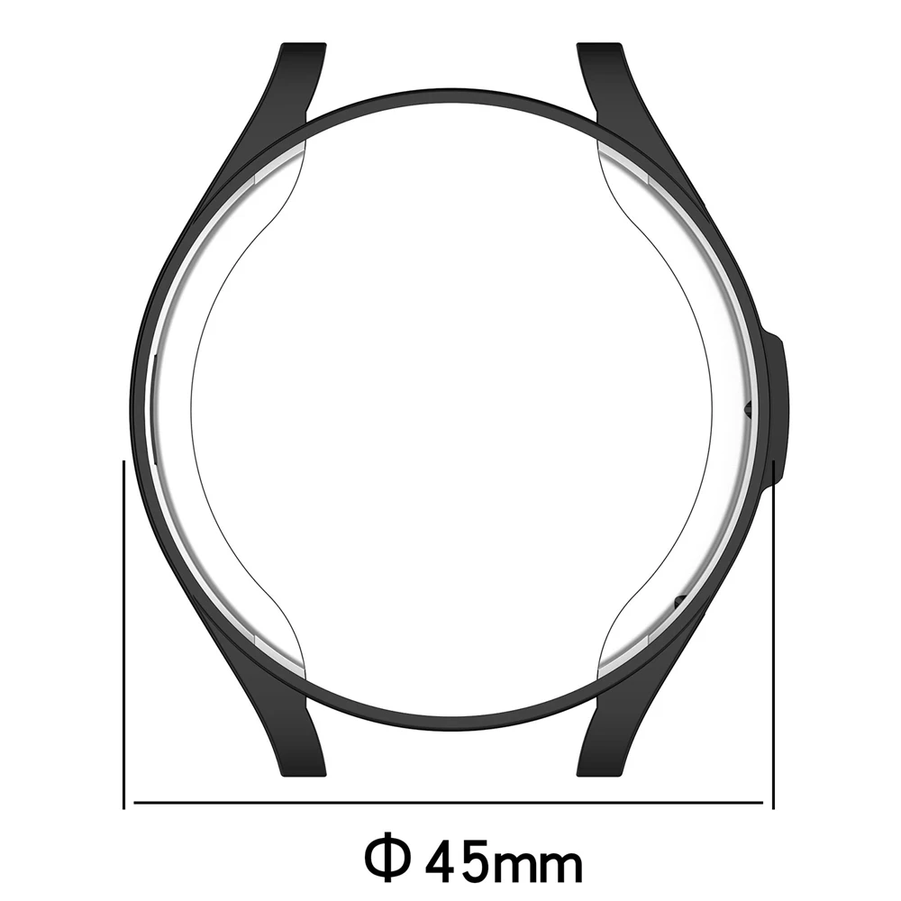 Case Cover For Samsung Galaxy Watch 6 Classic 43MM 47MM Frame High Quality TPU Slim Smart Watch Protective Smart Watch Accessori