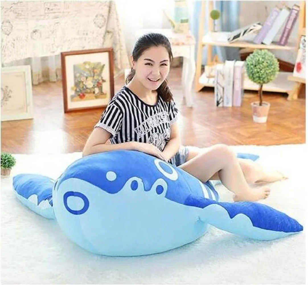 

huge creative plush Kun carp toy dark blue fish doll gift about 160cm