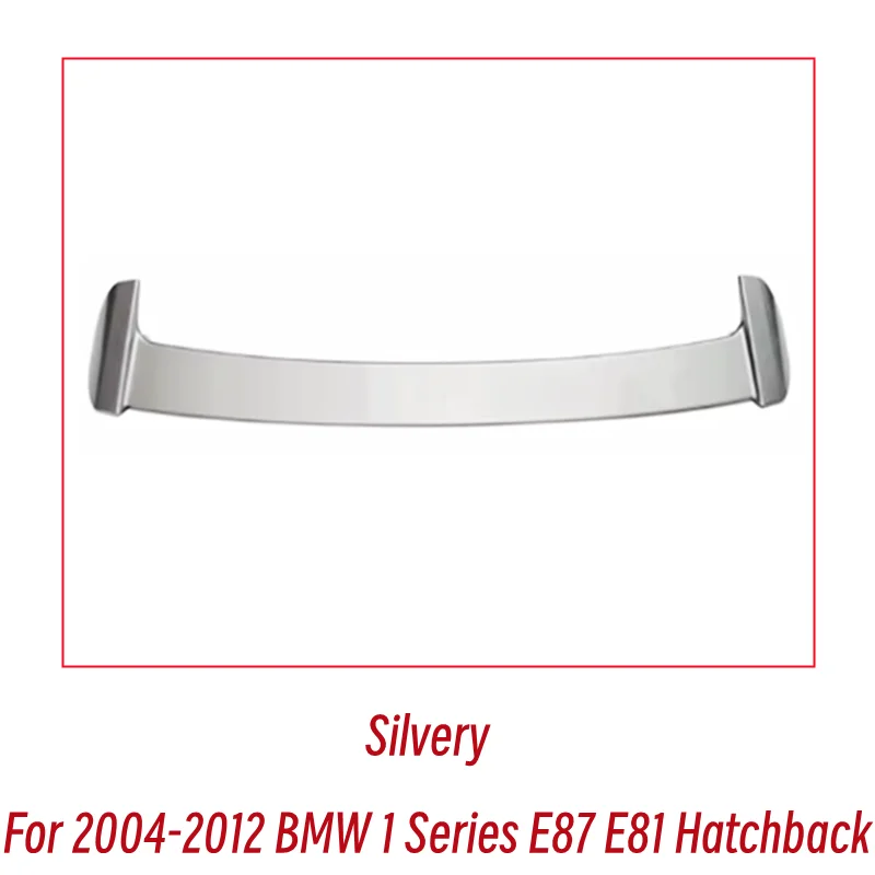 Voor BMW 1 Serie E87 E81 116i 120i 118i Hatchback 2004-2012 Achterdak Kofferdeksel Spoiler Vleugels auto Zwart Carbon Tuning Accessorie