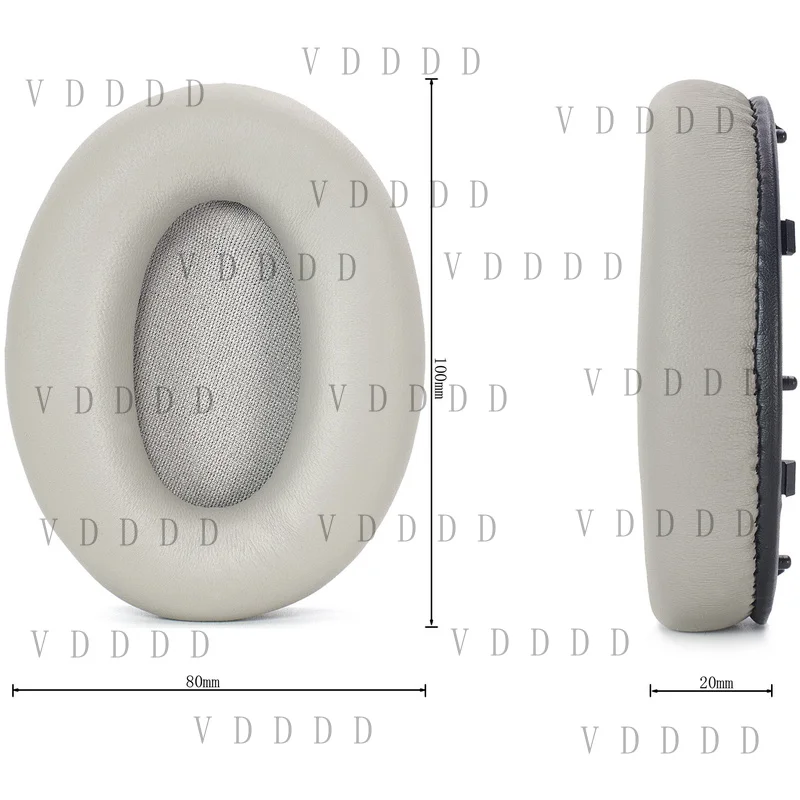 L... 2Pcs Sheepskin Ear Pads Cushion for Sony WH-1000XM3 Over-Ear Headset Replacement - view 3
