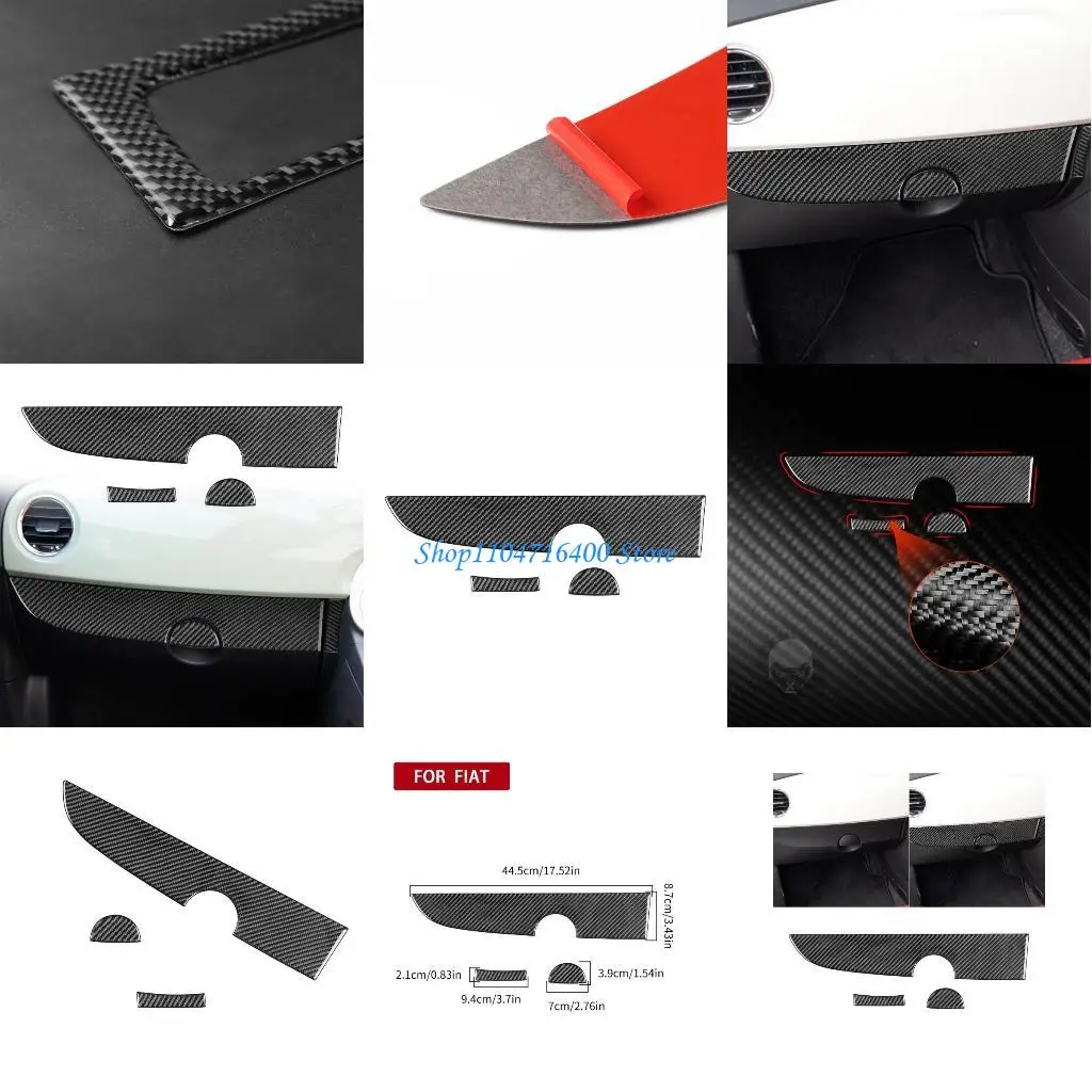 

y1gd Auto Accessories Front Right Side Dashboard Trim Car Interior Decorative Sticker