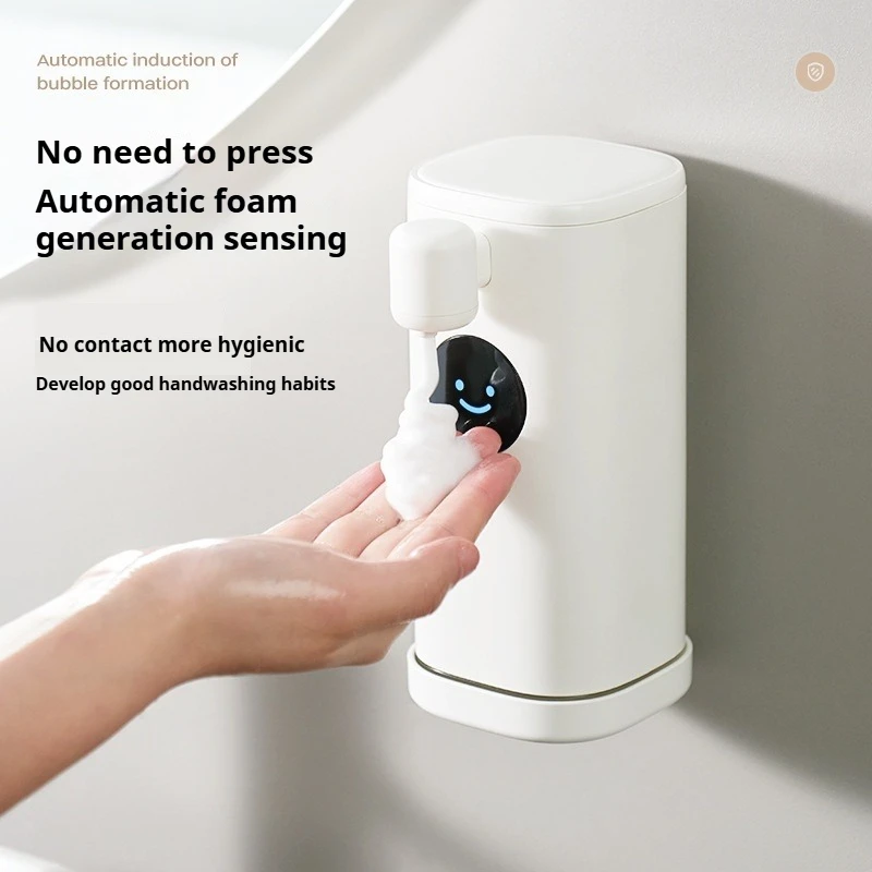 

350ML Foam Liquid Soap Dispenser Wall Mount Novel Child Automatic Induction Foam Hand Washer Dispenser For Bathroom Kitchen