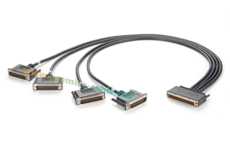 LFH 200 auf 50 Pin D-SUB Schaltkabel LFH 200 Stecker auf DB50 Stecker Kabel LFH 200 Testkabel für Grafik-Workstations HD-Gerät – Detail 3