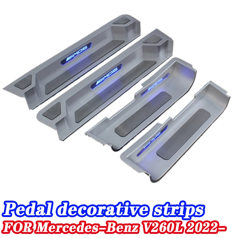 

Suitable ForVito Metris V260L Welcome LED Aluminum Alloy Anti-pedal Board Modified Special Car Threshold Strip