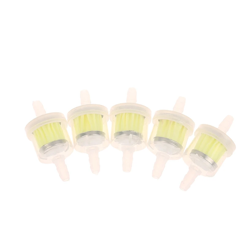 

5Pcs Universal Oil Filter Gasoline Filter For Motorcycle Oil Fuel Filter Green Paper Core Moto Accessories Inline Filter Tools