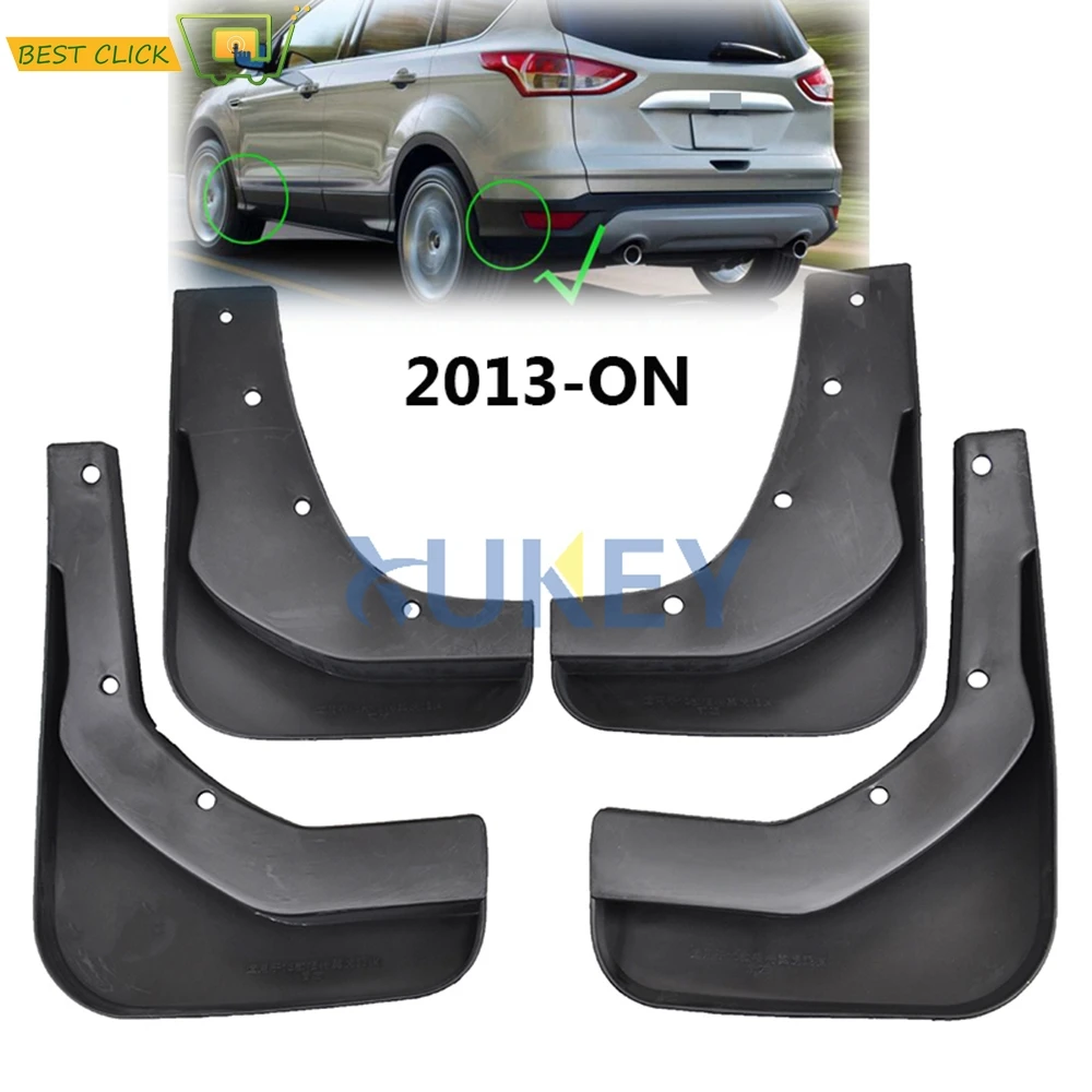 Set Mudflaps Splash Guard Mud Flaps Front Rear Mudguards Fender For Ford Kuga Escape 2013 2014 2015 2016 2017 18 19 Accessories