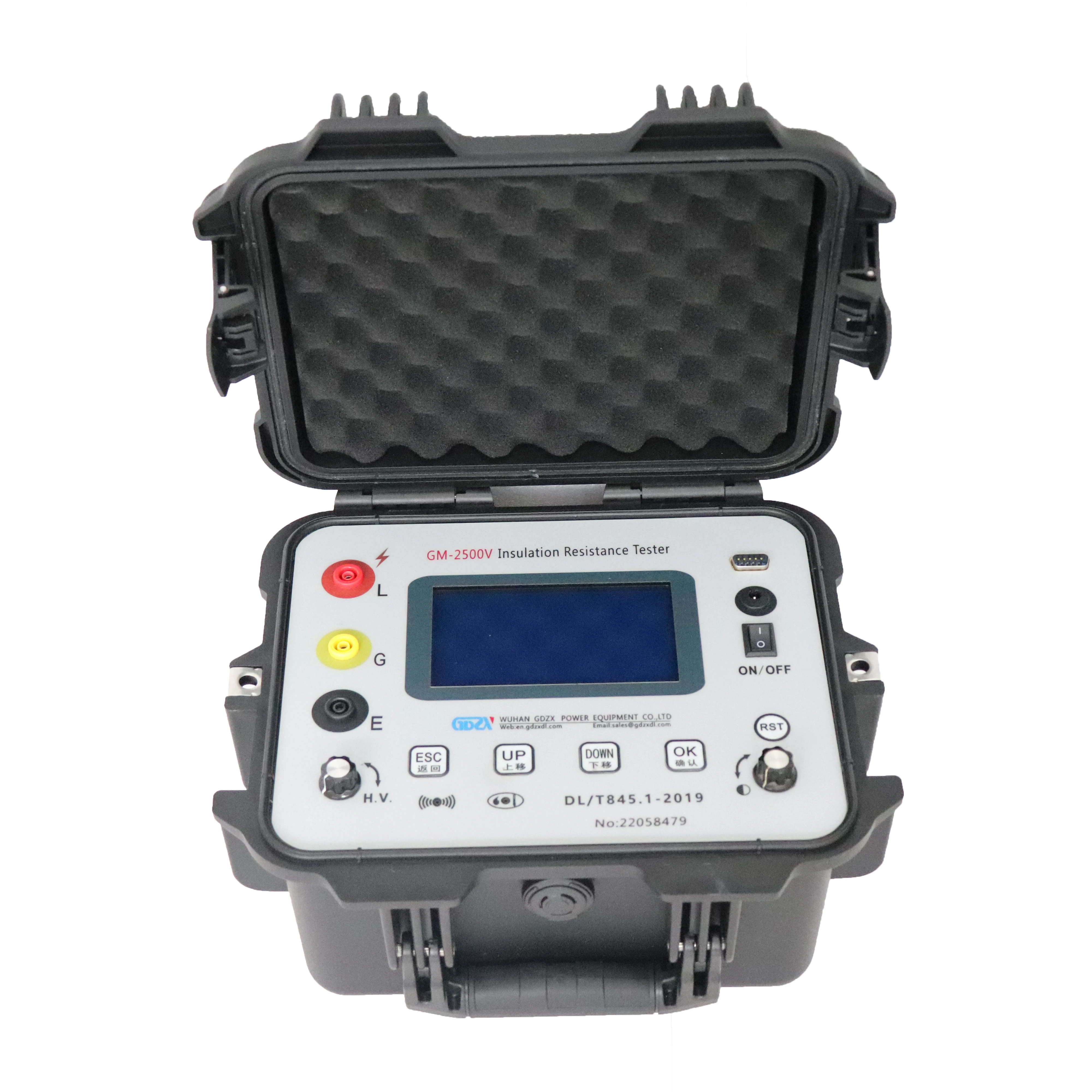 CE-gecertificeerde fabriek directe verkoop verstelbare hoogspanning digitale megohmmeter