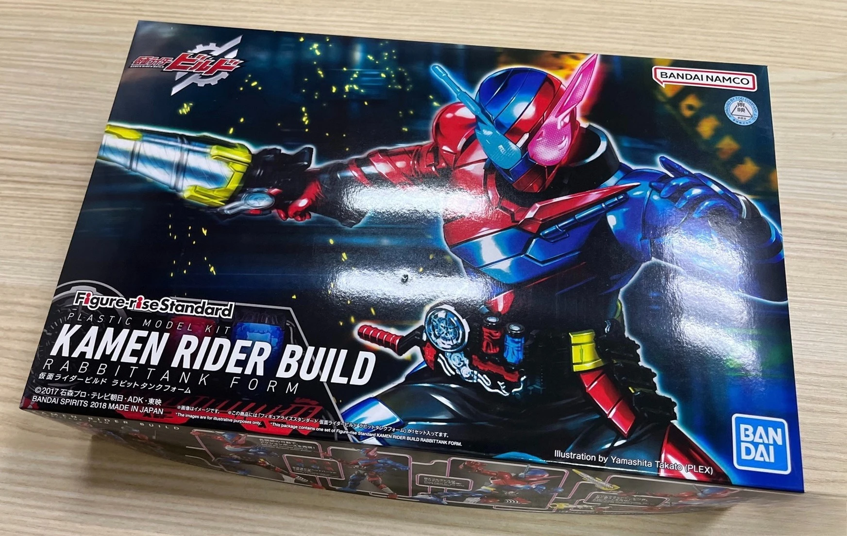 

New in Stock Bandai Kamen Rider Figure Masked Rider BUILD Rabbittank Form Anime Figure Genuine Model Kit Action Figure Toy